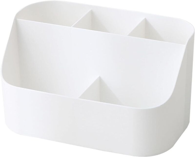 Kosmetik-Organizer, Aufbewahrungsbox für Hautpflegeprodukte, Kosmetik-Displaybox, Kunststoff-Aufbewahrungsbox, Weiß
