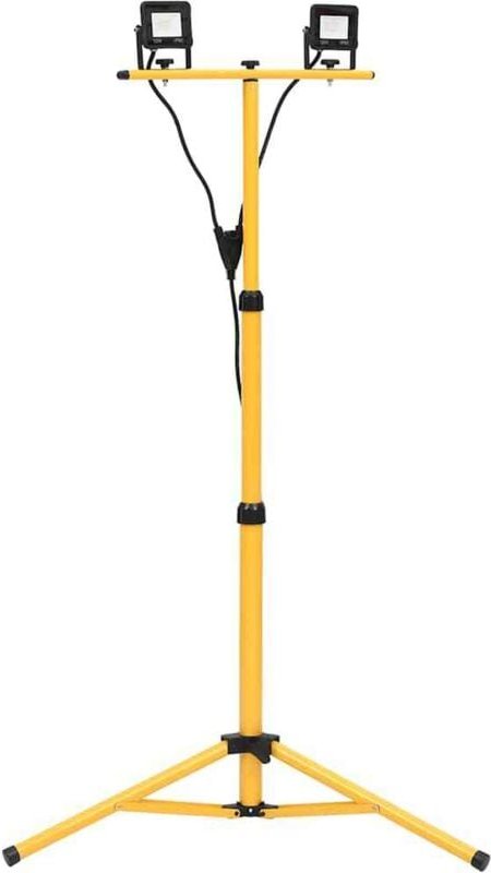 LED-Fluter mit Stativ 2x10 w Warmweiß Vidaxl