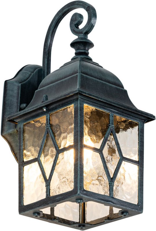 Romantische Außenwandlaterne dunkelgrün - London