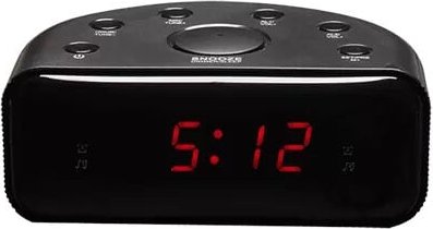 CR-430 Analog- und Digitaluhr Schwarz - Denver