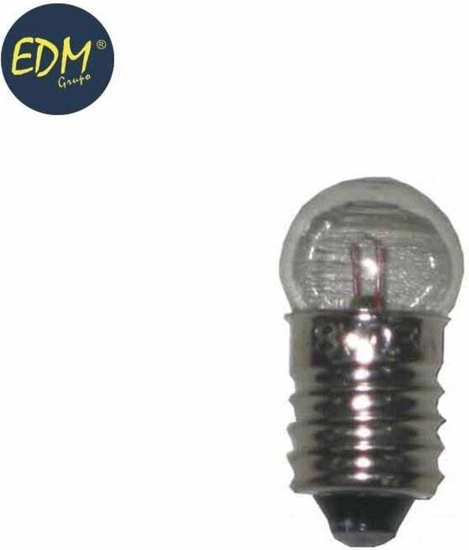 Kugelförmige Glühbirne 3,5 v E-10 EDM