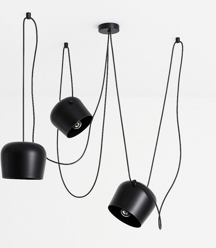 Barcelona Led - Moderne Dreifach-Pendelleuchte "Blus" - E27