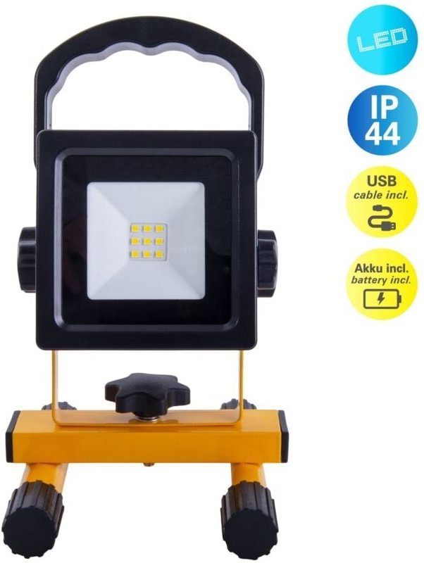 Weitere - led Akku Strahler Amon 600 lm, 4000 k, 1 m, 5 Volt usb Kabel