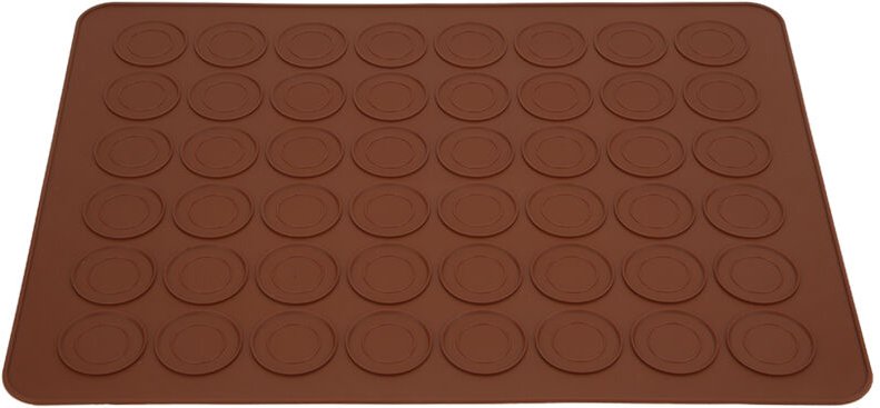 Tnfeeon Silikon-Macaronmatten, 48 Antihaft-Backmatten, ideal für Macarons, Kekse und Desserts, perfekt für Zuhause und B...