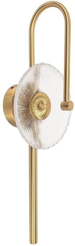 Led-wandleuchte Toolight LHJ072-W 5 brushed gold