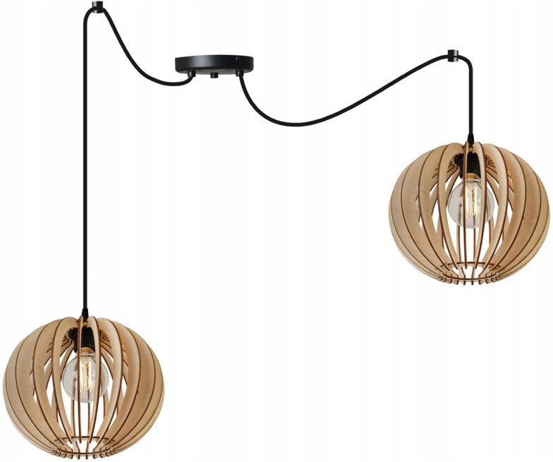 Moderne Led-Deckenhängelampe Aus Holz