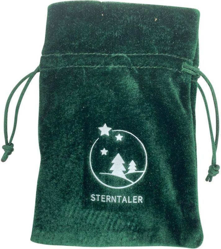 Samtbeutel ca. 10 cm grün für Batteriefach