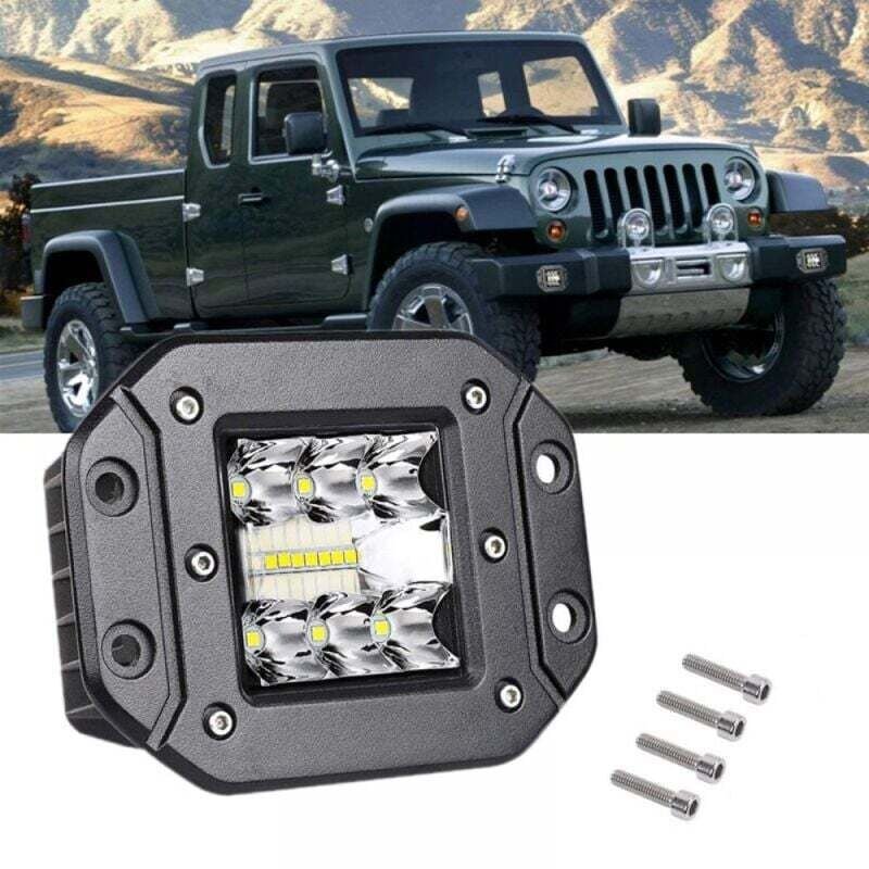 LED-Scheinwerferleiste, 5 Zoll, 39 w, Scheinwerfer, Arbeitsscheinwerfer für Offroad-Autos, LKWs, SUVs, ATVs, 4x4, Trakto...