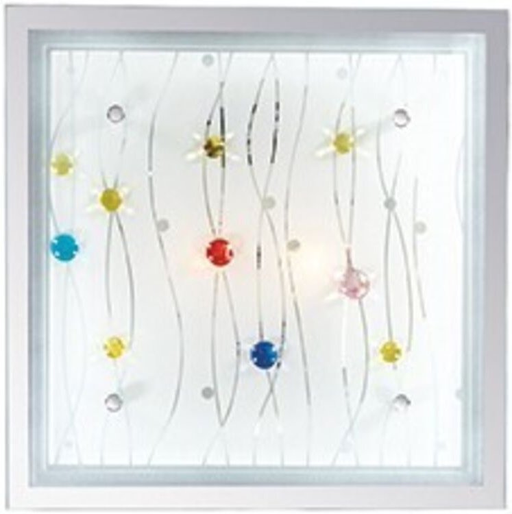 Ideal Lux - Ocean - 2 Light Small Ceiling Flush Light Mehrfarbig, E27