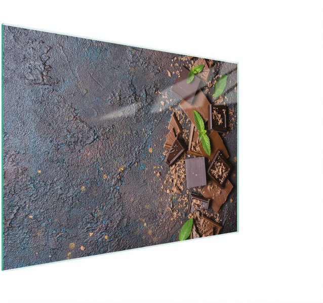 Glasschneidebrett 30x22 Schokolade