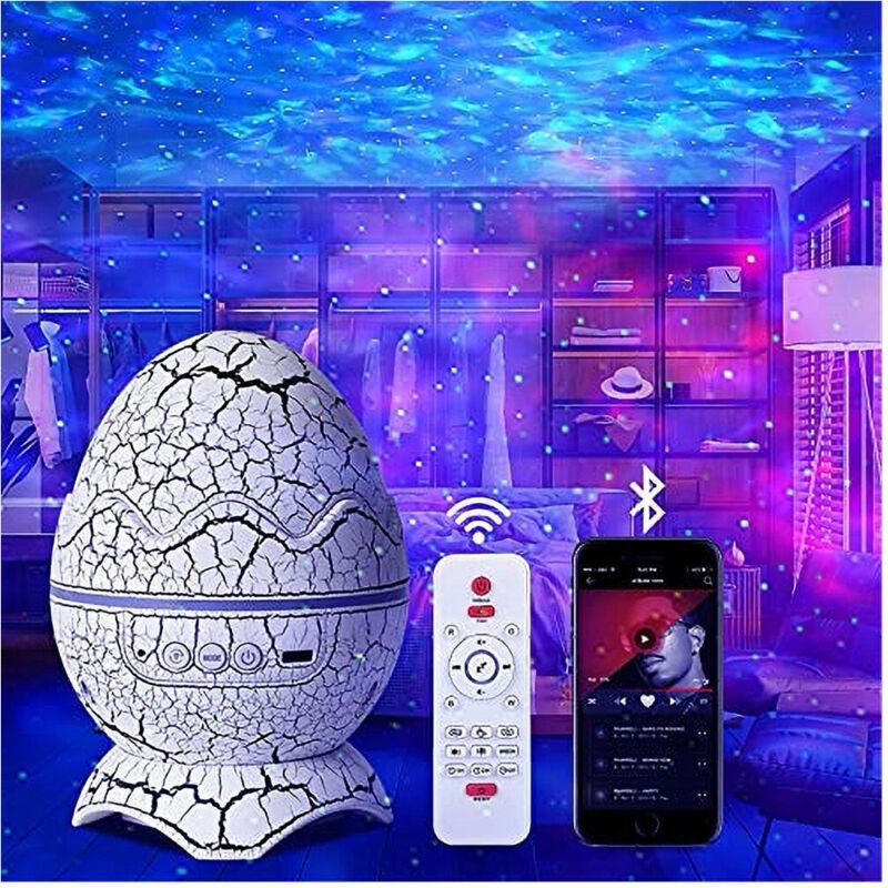Trade Shop Traesio - Trade Shop - projekt mit musik wireless dinosaur egg galaxy starry sky telecomando -