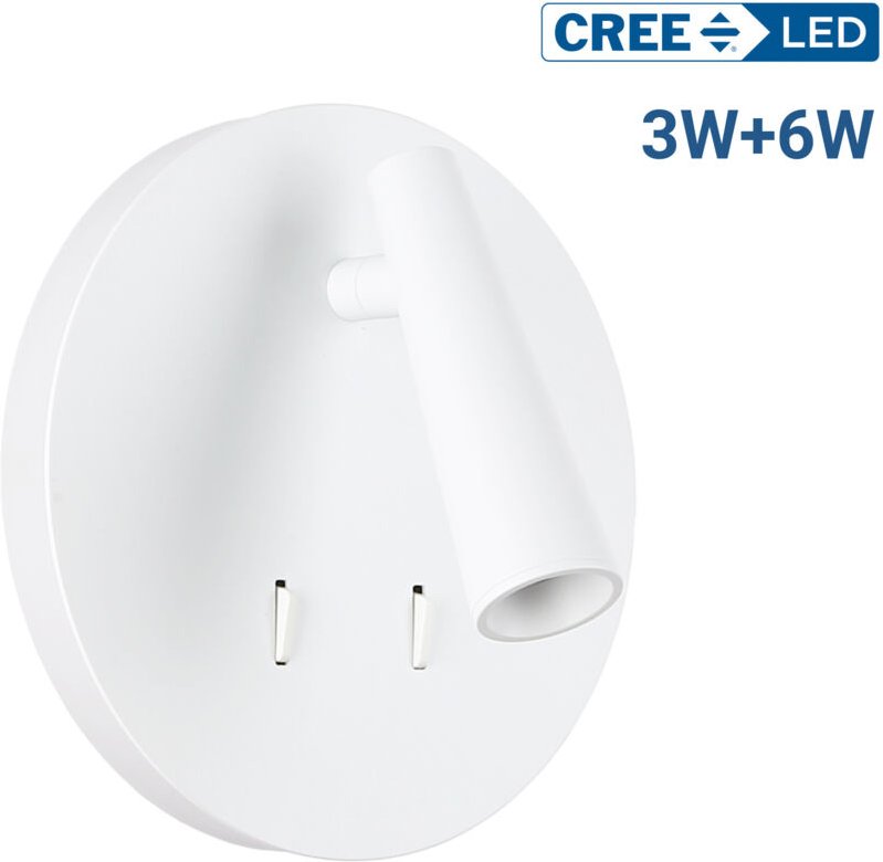 Wandleuchte 'felam' - 3W + 6W - 2700K - cri 85