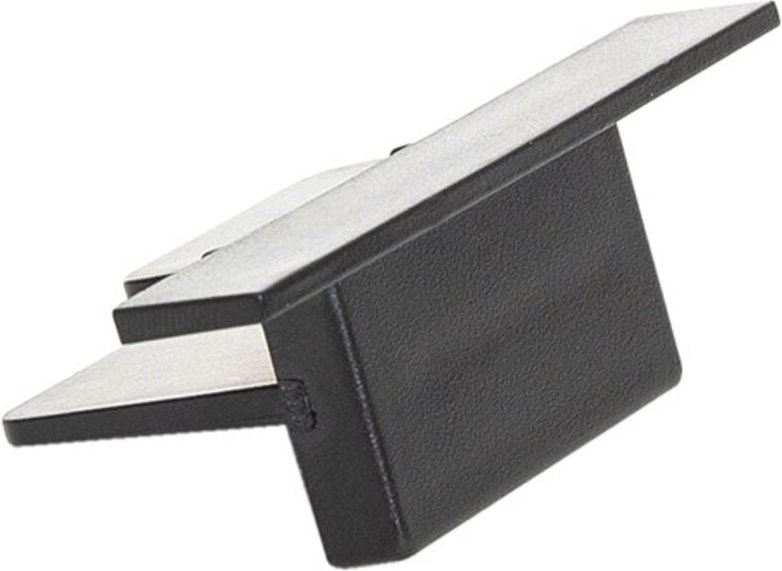 Ledkia - Endkappe für 1-Phasige Einbauschiene aus Aluminuim Schwarz