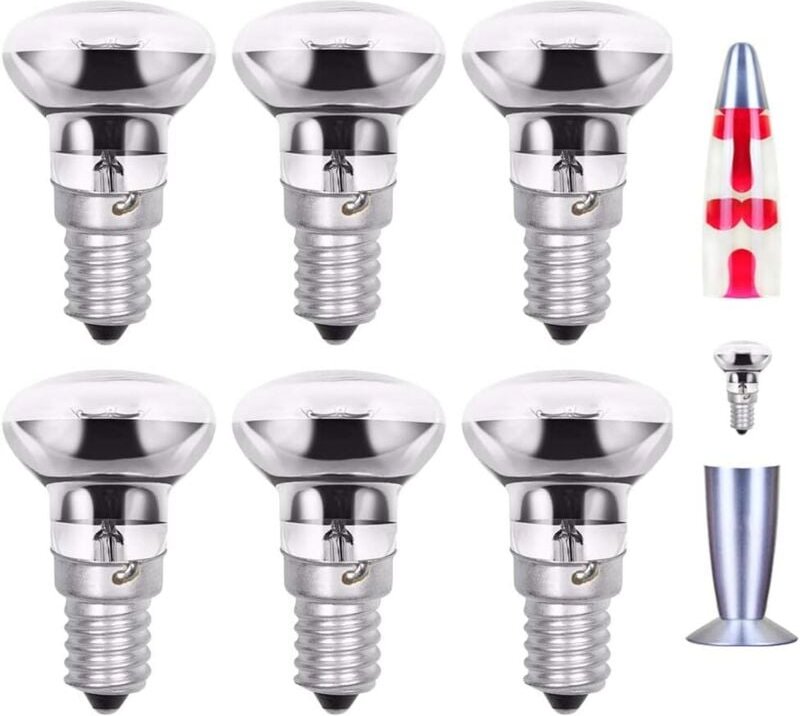 Thumbnail - Shmshng - 30 w E14 R39 Spot SES-Glühbirne, Glühlampe mit Reflektor, Ersatz für Lava Lite-Lampe (warmes Licht, 3er-Pack) ...