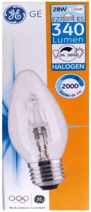 Thumbnail - General Electric - 1301065 E27 28 w (35 w) Halogenlampe – 2800 k