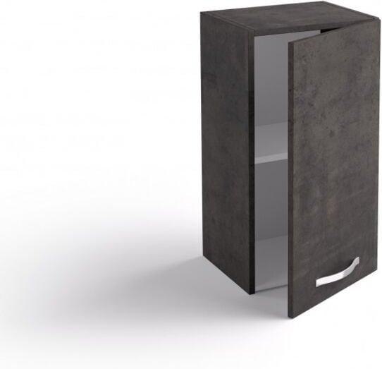 Hängematte Küche 40x33x72 cm aus Lava-Holz mit einer Tür - Massa