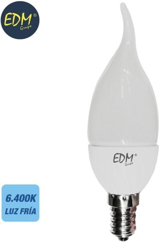 EDM - Böhmische LED-Kerzenlampe E14 5 w 400 lm 6400 k Kaltlicht ø3,8 x 12,5 cm