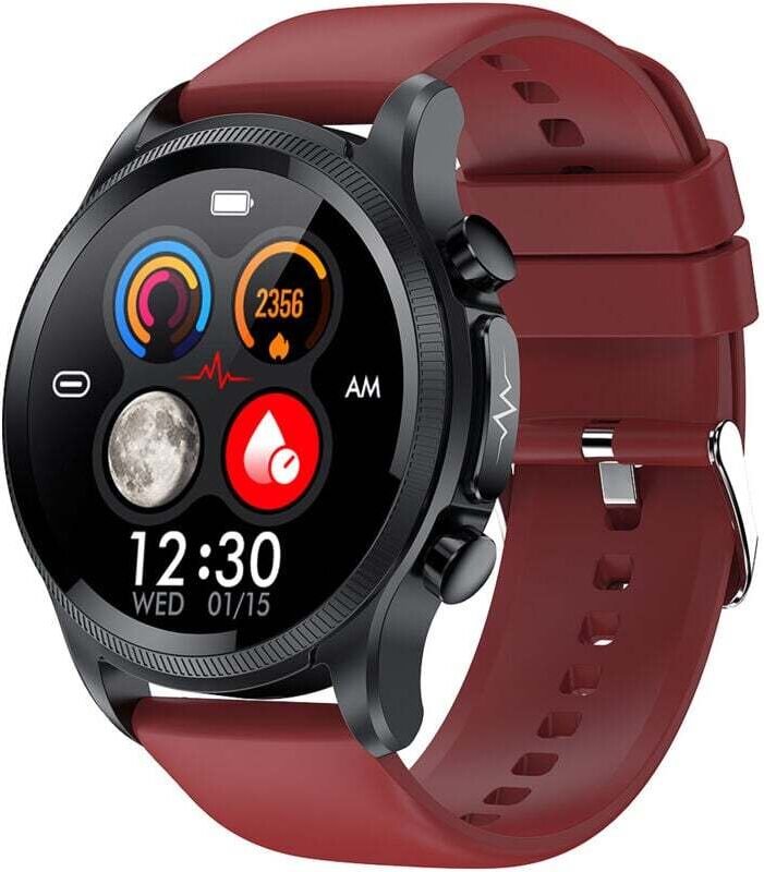 Smartwatch zur Überwachung von Körpertemperatur, Herzfrequenz, Blutdruck, Blutsauerstoffsättigung und EKG