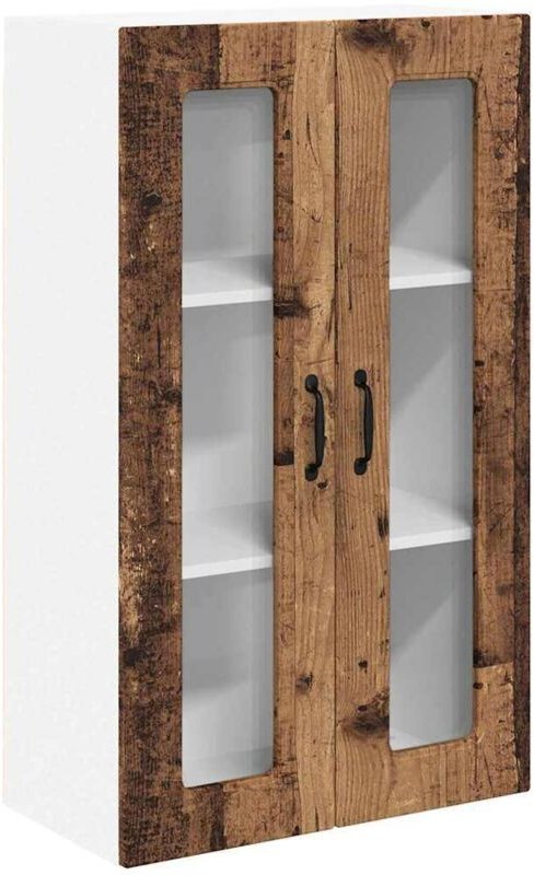 Küchenschrank mit Regal Altholz 60 x 31 x 100 cm Holzwerkstoff vidaXL