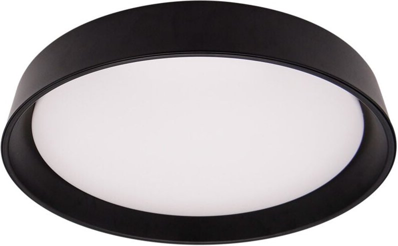 Ledkia - LED-Deckenleuchte 30W Rund Metall Ø550 mm cct Wählbar Schwarz Design Wählbar (Warm-Neutral-Kalt)