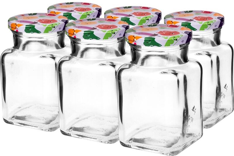 Glas 150 ml Four Corners Fi53 Verschluss - 6 Stk.