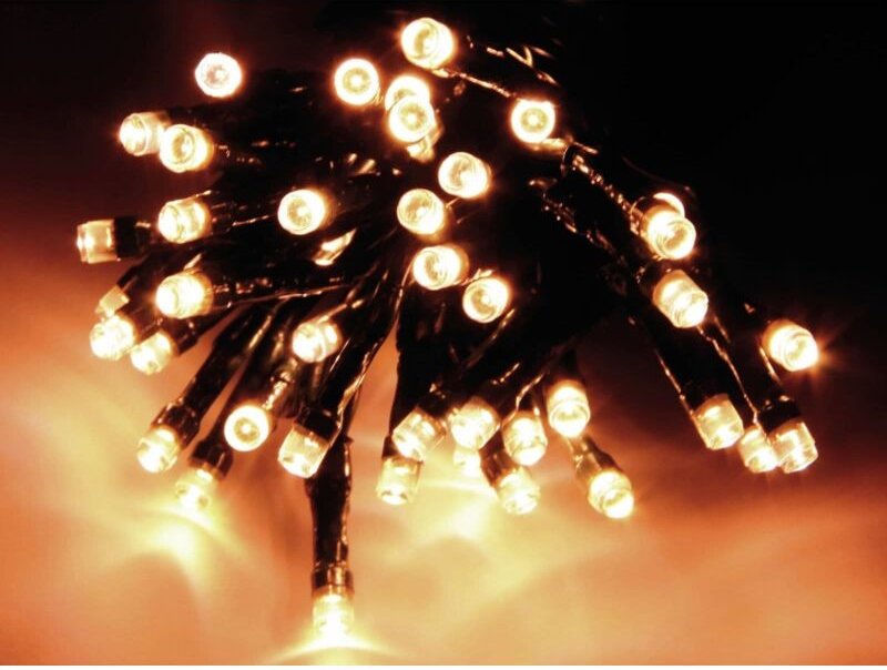 Multifunktionskranz 320 leds weiß warm 220v 37m ip44