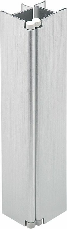 VOLPATO Sockelblenden-Ecke verstellbar 100 mm Alu gebürstet