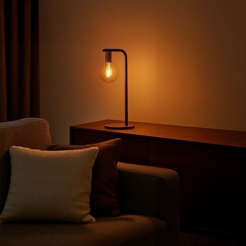 Design Metall E27 Tischlampe