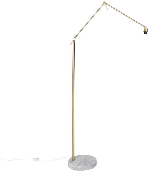 Moderne Stehlampe gold verstellbar - Editor