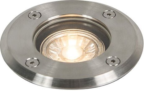 Outdoor Ground Spot Stahl 11cm IP67 - Basic Round