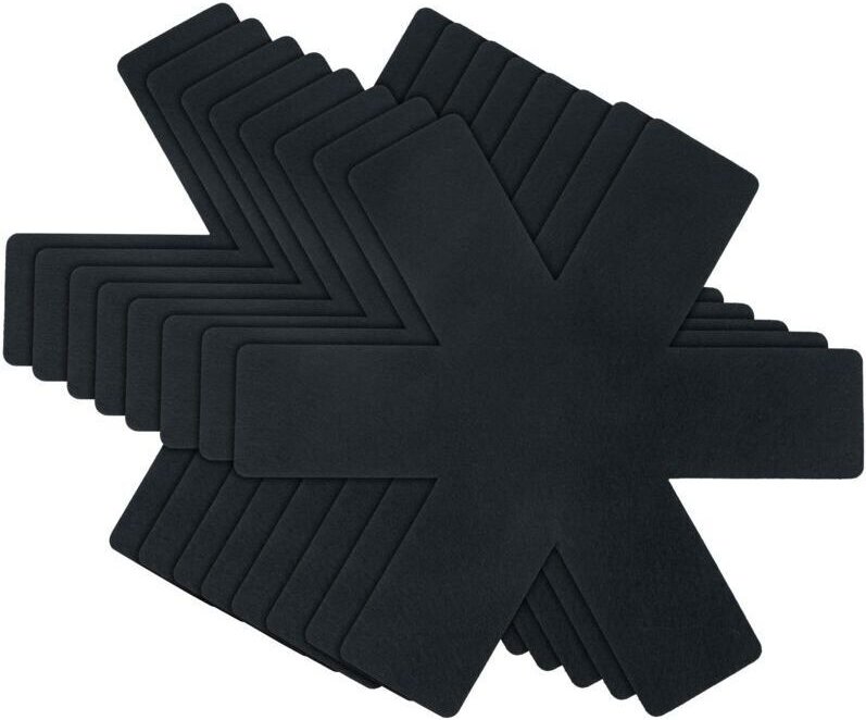 Topfschoner, 8er-Set, hitzebeständig, stapelbar, größenverstellbar, rutschfest und stapelbar für Pfannen, Töpfe und Schü...