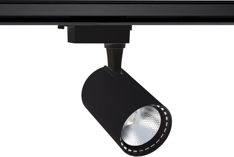 1-Phasenstromschiene LED-Strahler 30W Bron Schwarz 3000K Warmweiß