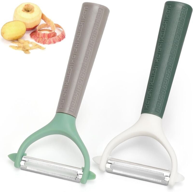 Stück Gemüsesparer, Kartoffelschäler, Y-förmiger Obst- und Gemüseschäler, Edelstahl-Apfelschäler, Tomatenschäler mit bew...