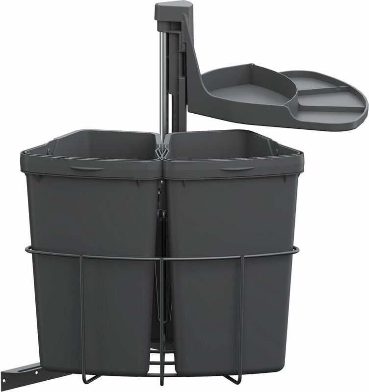 Vs envi Einbau-Abfallsammler Center 2-fach Lava