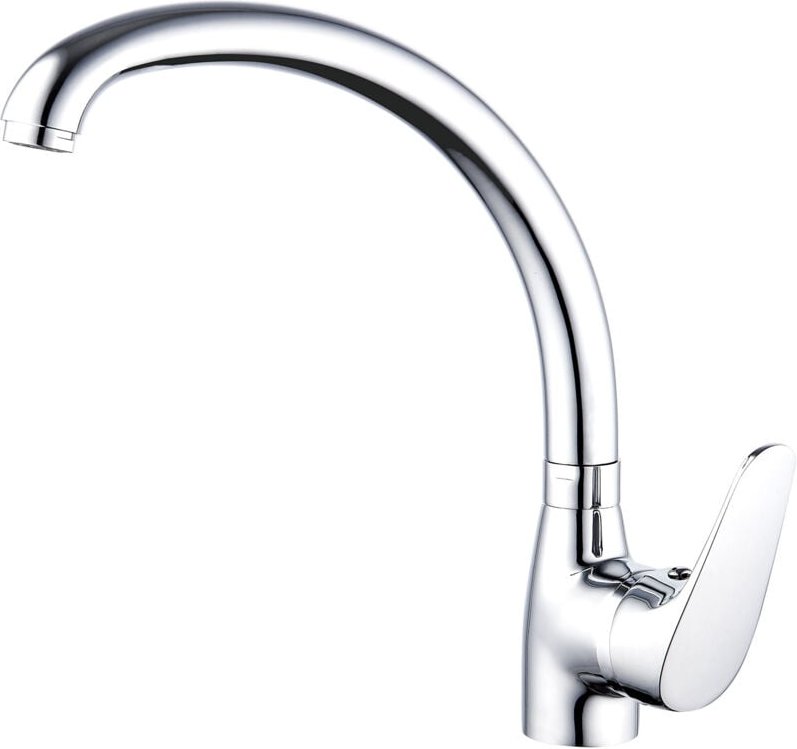 Einhand-Spültischmischer aus Java mit hohem, vertikalem Rohrauslauf