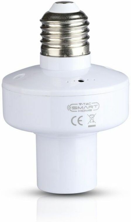 WiFi-Lampenfassung für E27-Glühbirnen (max. 20 w), kompatibel mit Google/Alexa - V-tac