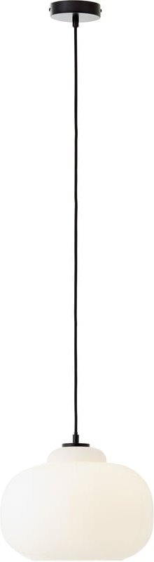 Thumbnail - Blop Pendelleuchte 30cm weiß Glas/Metall 1x A60, E27, 60 w, Geeignet für Normallampe (nicht enthalten) - Brilliant
