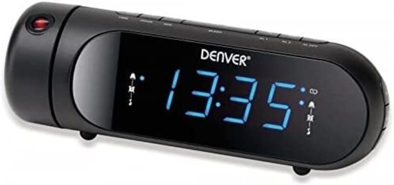 Denver Electronics - Denver CPR-700 Digitaler Wecker Schwarz