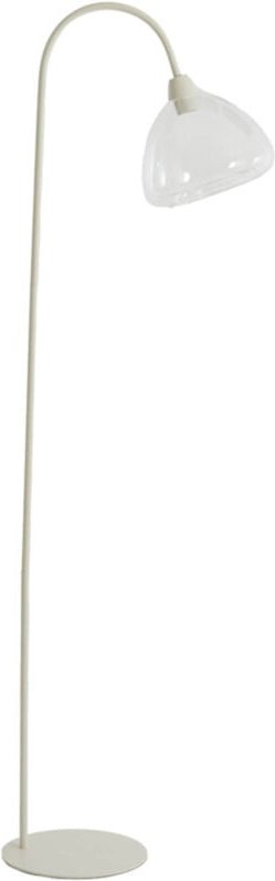 Stehlampe - Bisho - beige - glas - stehlampe - - Light&living
