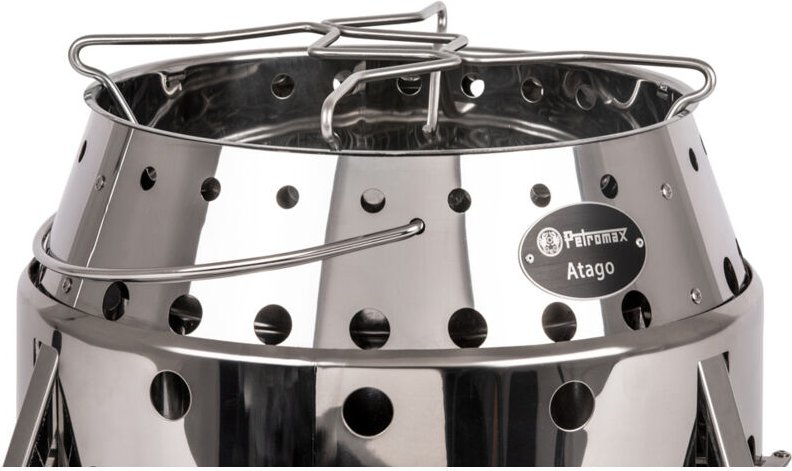 Petromax Kochkreuz für Atago - Passgenaues Edelstahl-Gestell für Töpfe, Pfannen und Dutch Oven