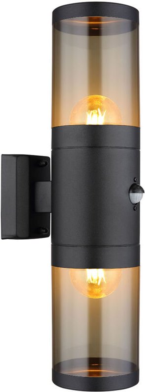 Globo - wandleuchte - Xeloo - schwarz - metall - E27 - 32014-2BSS