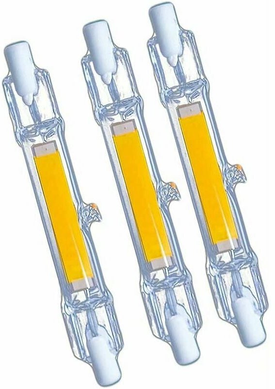 Mumu - R7s 118 mm LED-Glühbirne, 00 w, zweiseitig gesockelte lineare Lampe J118, 220 v, 3000 Lumen, Halogenäquivalent, n...