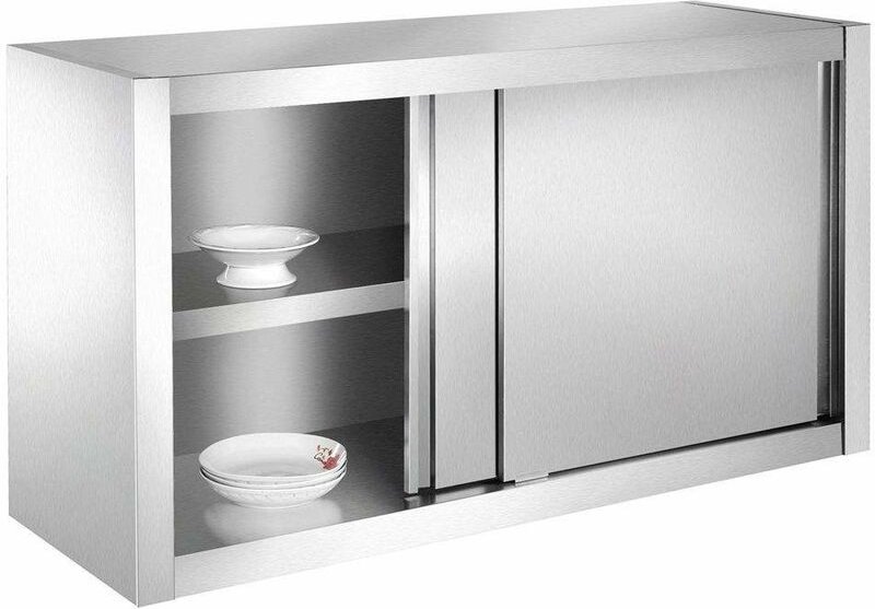 Bc-elec - SSC140 Küchenschrank, Hängeschrank aus Edelstahl 140x40x60cm ideal für Restaurants, Küchen, Kantinen ...