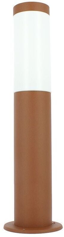 Außenpoller Antikbraun valente Höhe 45cm IP44