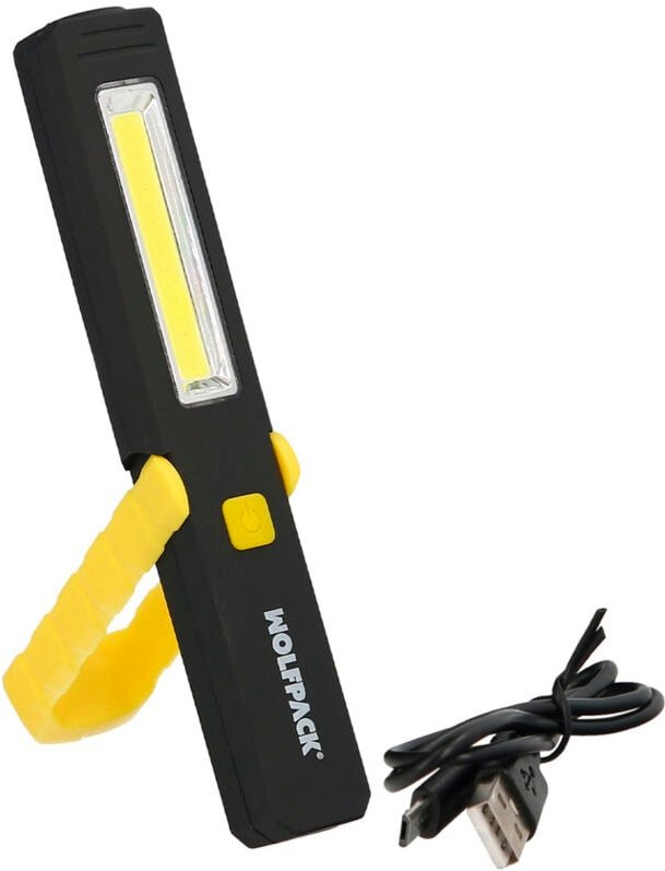 Wiederaufladbare Stift-Multifunktions-LED-Taschenlampe (900 mAh) 200 Lumen mit Magnet, Haken und verstellbarer Halterung...