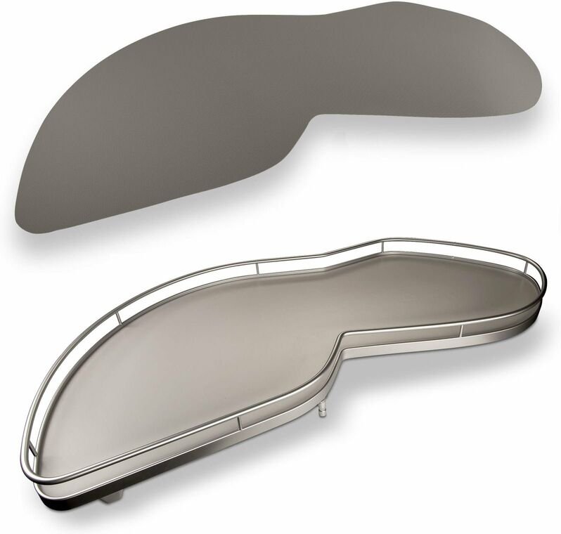 So-tech - 2er Pack - Antirutschmatte Orga-Grip silbergrau für LeMans 50er links