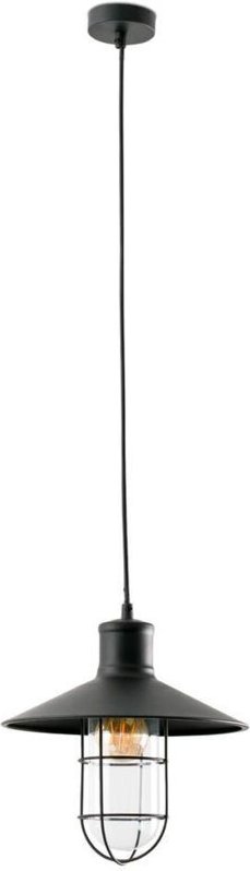 Faro Marina - 1 Lichtdeckenanhänger Schwarz, Glas, E27