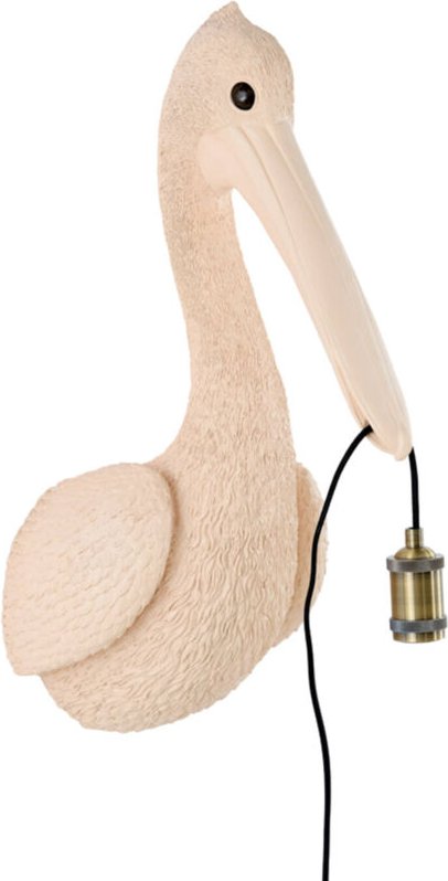Light & Living - wandleuchte - Pelican - rosa - kunststoff -