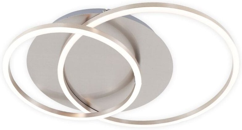 Briloner - led Deckenleuchte dimmbar Memoryfunktion Drehbar Ø30cm 40W silber