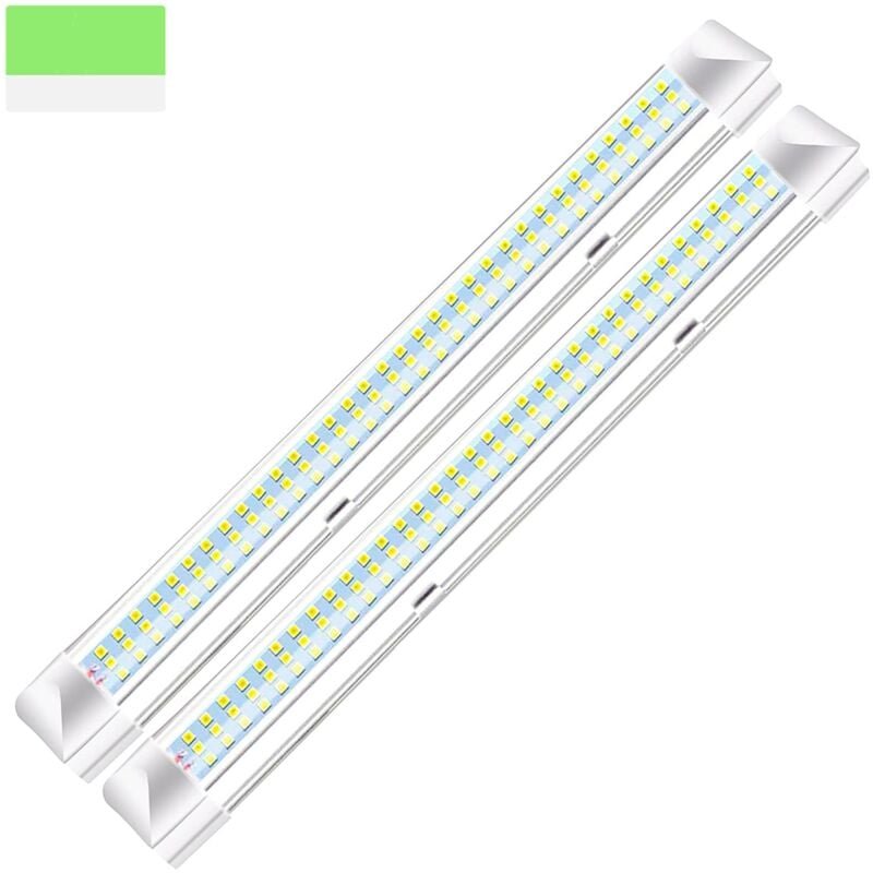 Memkey - 2 Stück 108 Lichtleiste – LED-Auto-Innenbeleuchtung – 9 w LED-Leiste mit Schalter für Wohnmobil/Schrank/Auto/LK...